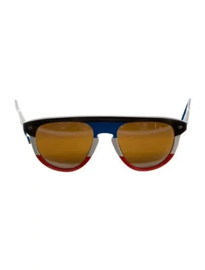 Pre-owned Vuarnet Wayfarer Mirrored Sunglasses In Multi