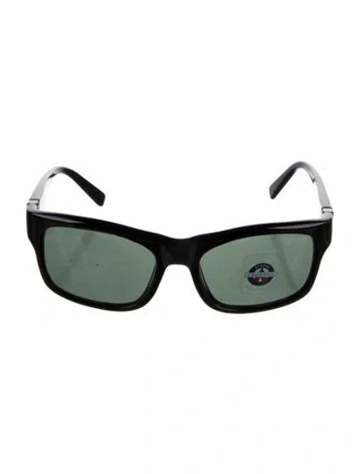 Pre-owned Vuarnet Wayfarer Tinted Sunglasses In Black