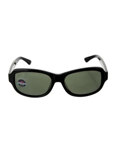Pre-owned Vuarnet Wayfarer Tinted Sunglasses In Black