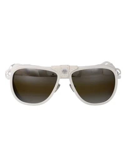 Vuarnet White Acetate Sunglasses In Neutral