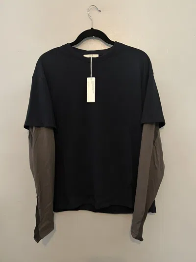 Pre-owned Vuja De Iris Hybrid Longsleeve In Navy | ModeSens