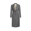 Vulto Women's Black Cashmere Single-breasted Coat In Black