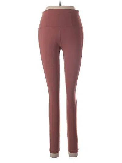 Pre-owned Vuori Active Pants In Burgundy