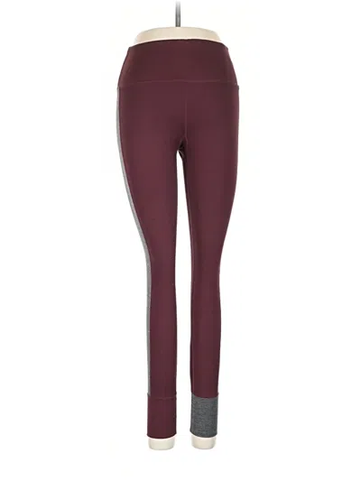 Pre-owned Vuori Active Pants In Burgundy