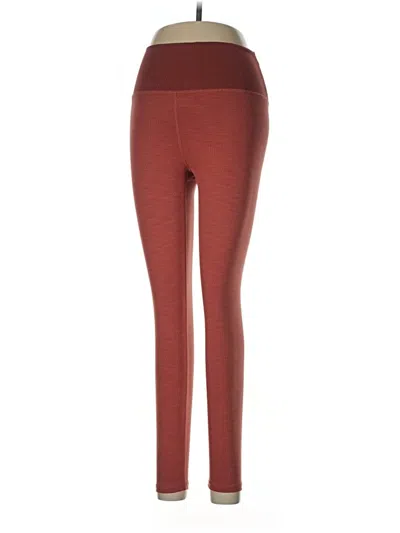 Pre-owned Vuori Active Pants In Burgundy