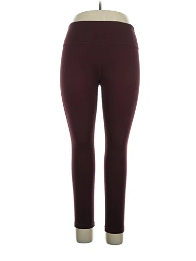 Pre-owned Vuori Active Pants In Burgundy