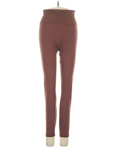 Pre-owned Vuori Active Pants In Burgundy