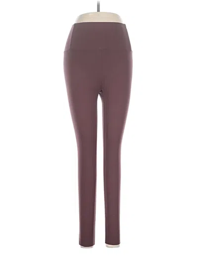 Pre-owned Vuori Active Pants In Burgundy
