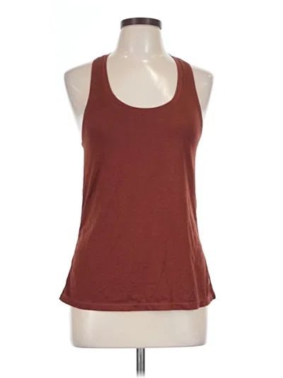 Pre-owned Vuori Active Tank Top In Brown
