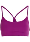 Vuori All The Feels Soft-cup Bra In Purple