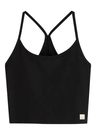 Vuori All The Feels Stretch-nylon Tank In Black