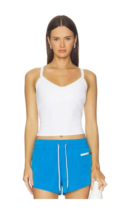 Vuori All The Form V-neck Tank In White