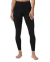 Vuori Womens Black Heather Elevation High-rise Recycled Polyester-blend Leggings In Black