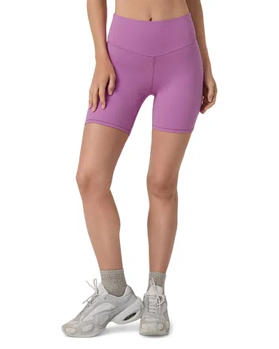 Vuori Alltheform Bloom Stretch Bike Shorts In Purple
