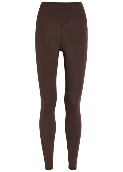 Vuori Alltheform Stretch-jersey Leggings In Gray