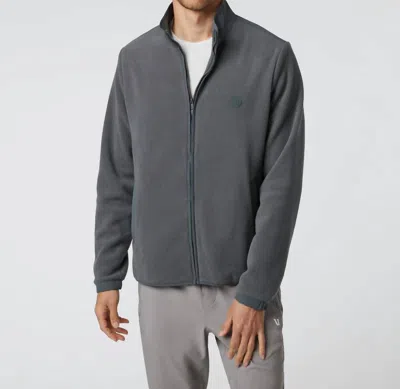 Vuori Aspen Full Zip Jacket In Dark Pewter In Multi