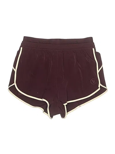 Pre-owned Vuori Athletic Shorts In Burgundy