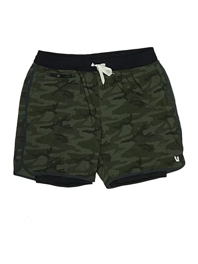 Pre-owned Vuori Athletic Shorts In Green