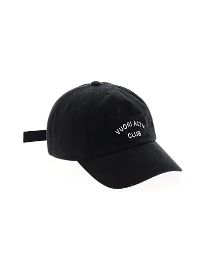 Pre-owned Vuori Baseball Cap In Black