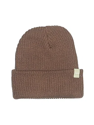 Pre-owned Vuori Beanie Hat In Brown