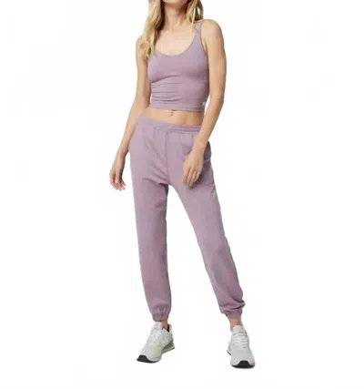 Vuori Boyfriend Jogger Pants In Lilac Heather In Purple