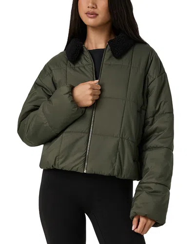 Vuori Canyon Insulated Roam Quilted Coat In Green