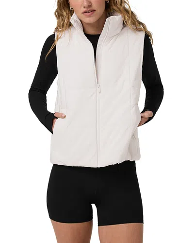 Vuori Canyon Insulated Sporty Vest In Neutral