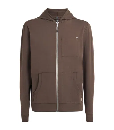 Vuori Coronado Zip-up Hoodie In Brown