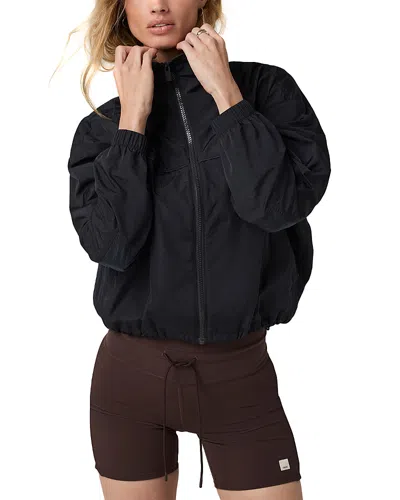Vuori Court Full Zip Jacket In Black