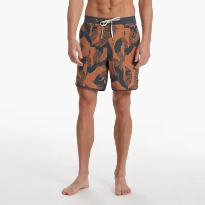 Vuori Cruise Boardshort In Palo Santo Deco In Multi