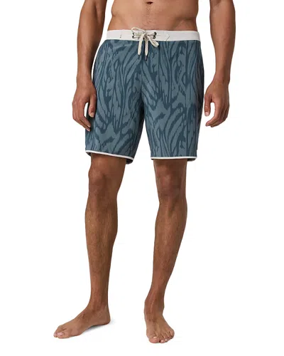 Vuori Cruise Relaxed Fit 7 Board Shorts In Blue