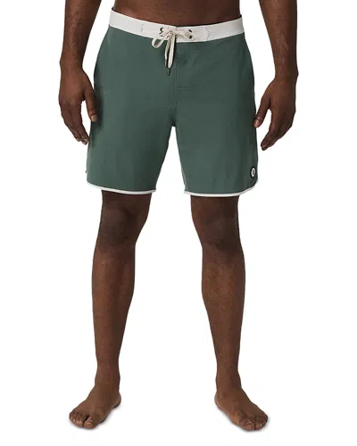Vuori Cruise Relaxed Fit 7 Board Shorts In Green