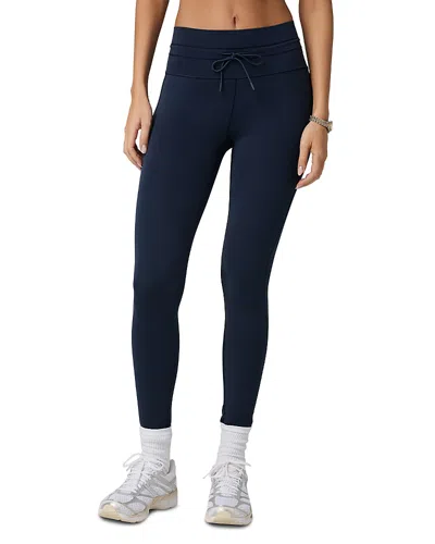 Vuori Daily Form Drawstring Leggings In Blue