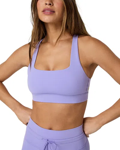 Vuori Daily Form Sports Bra In Purple