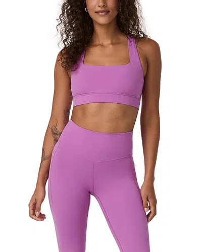 Vuori Daily Form Sports Bra In Purple