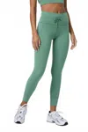 Vuori Daily Pocket Legging In Hedge Green In Green
