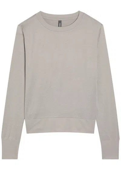 Vuori Daydream Stretch-jersey Top In Gray