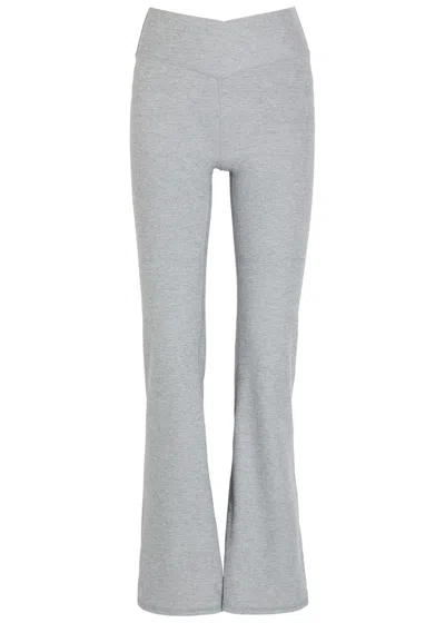 Vuori Elevation Rhythm Flare Stretch-jersey Legging In Gray
