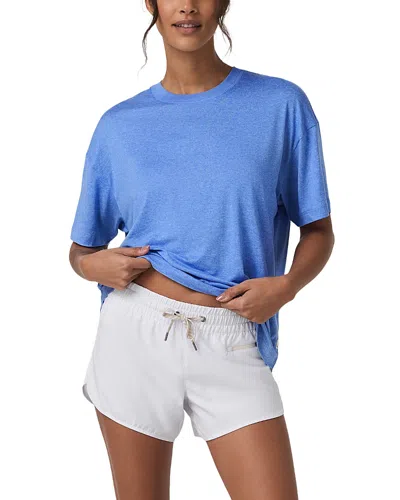 Vuori Energy Long Tee In Blue