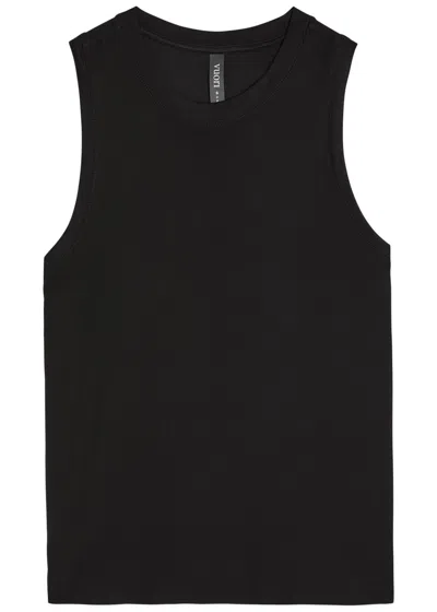Vuori Energy Stretch-jersey Tank Top In Black