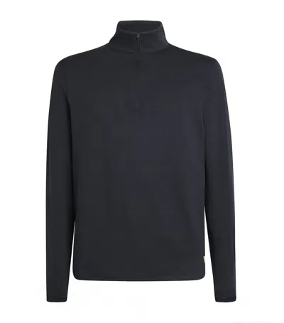 Vuori Half-zip Ponto Sweatshirt In Blue