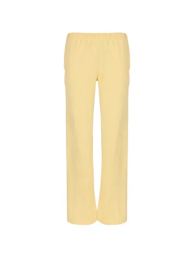 Vuori Halo Modern Straight-leg Jersey Sweatpants In Yellow