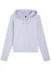Vuori Halo Essential Hooded Jersey Sweatshirt In Lilac