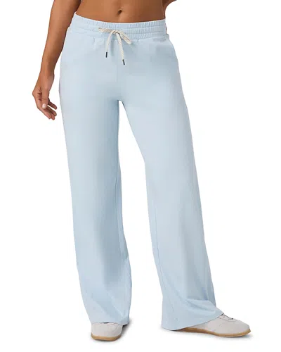 Vuori Halo Essential Wide Leg Pants In Blue
