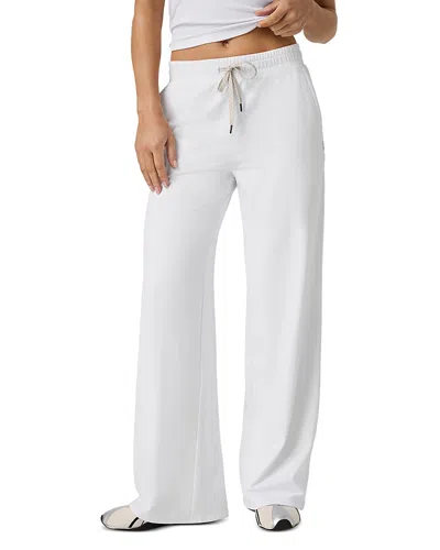Vuori Halo Essential Wide Leg Pants In White