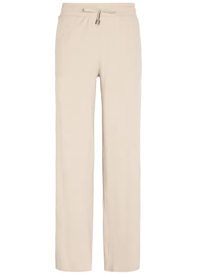 Vuori Halo Essential Wide-leg Jersey Sweatpants In Neutral