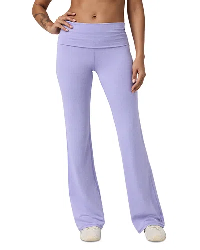Vuori Halo Foldover Pants In Purple