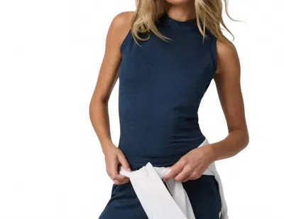 Vuori Halo Muscle Tank In Blue Coast Heather
