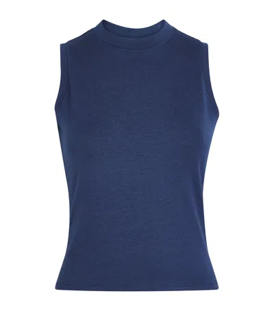 Vuori Halo Muscle Tank Top In Blue