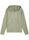 Vuori Halo Performance 2.0 Hooded Jersey Sweatshirt In Light Green